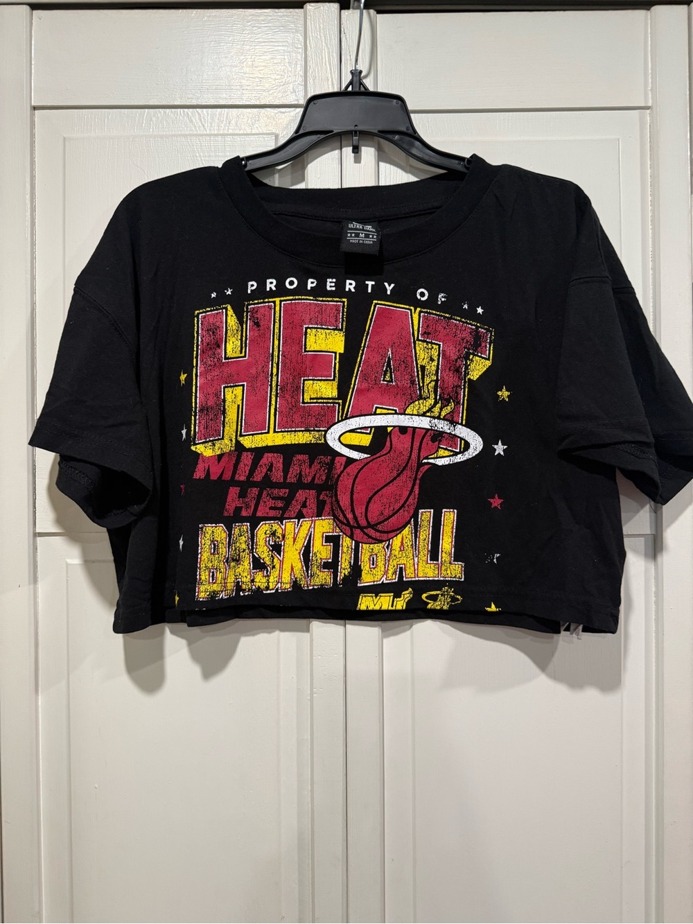 Miami Heat cropped top size medium EUC